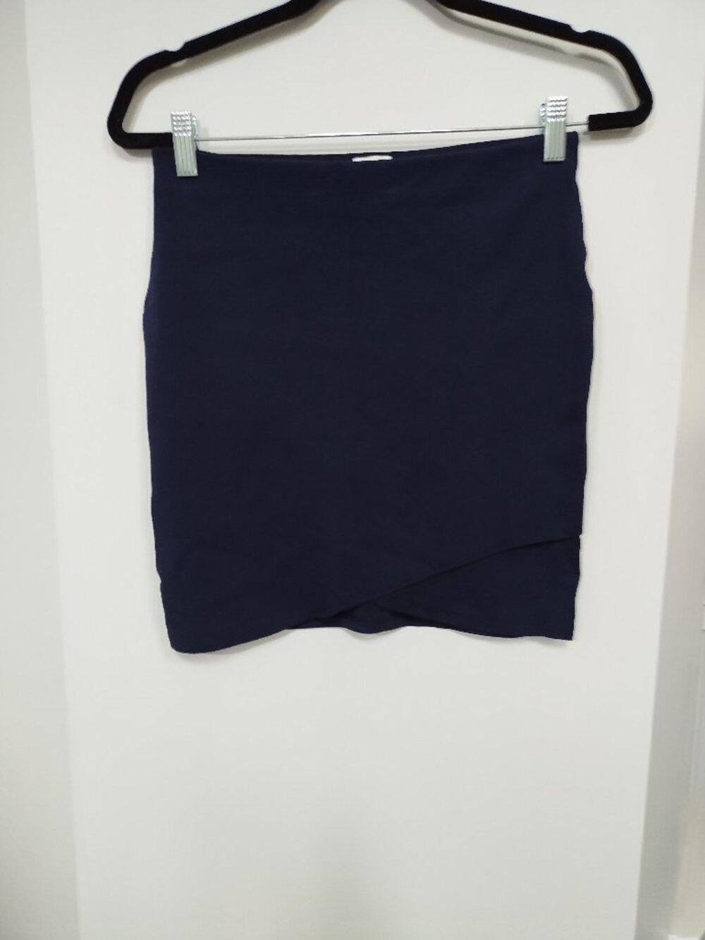 Navy mini Sunday Best stretchy mini skirt